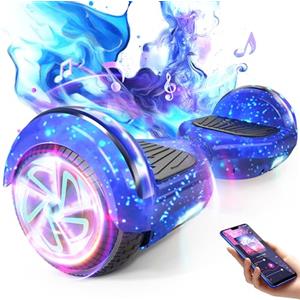 SISIGAD 6.5 Inch Self-balancing Electric Hoverboards Built-in Bluetooth for Kids