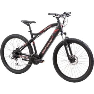 F.lli Schiano Braver, Bici Elettrica Mountain Bike 27.5 Inches per Adulti, 36V 11.6Ah Batteria Rimovibile, Motore 250W 50Nm, MTB Ebike, Nero-Rosso