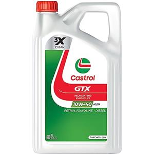 Castrol GTX 10W-40 A3/B4 Olio Motore, 5L