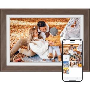 Dragon Touch Cornice digitale WiFi 10 pollici IPS Touch Screen Digital Photo Frame Display, 32 GB di archiviazione, rotazione automatica, condivisione di foto tramite app, e-mail, cloud, classico 10