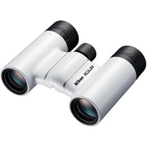Nikon Binocolo Aculon T02 8 x 21, Leggero, Compatto, Bianco