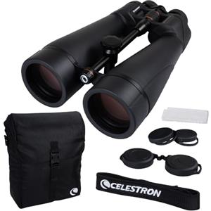 Celestron 72035 SkyMaster Pro ED 20x80 Binocoli astronomia Vetro ED e apertura grande per vista da lunga distanza, rivestimento completamente multistrato XLT, adattatore treppiede e astuccio trasporto