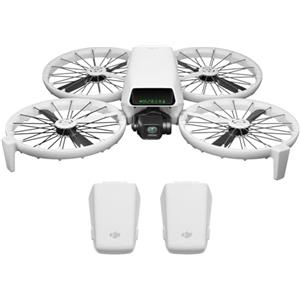 DJI Flip Combo Due batterie senza radiocomando con schermo, drone con fotocamera UHD 4K per adulti, decollo dal palmo della mano, ritorno automatico, volo intelligente, due batterie