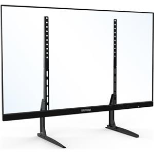 GRIFEMA Piedistallo TV Universale per TV LCD/LED/OLED/Plasma 22"-80", Altezza Regolabile, Supporta Fino a 50kg, Compatibile con VESA Max 800x400mm - Nero