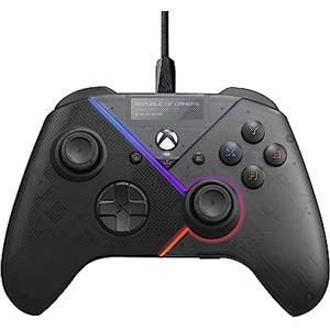 ASUS ROG Raikiri Controller Wireless da Gaming per PC e XBOX, Mappatura dei Tasti, Illuminazione RGB Aura, Nero