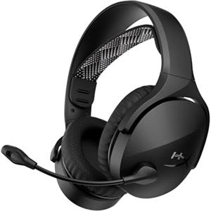 HyperX Cloud Jet - Cuffie da gioco Dual Wireless da 2,4 GHz e Bluetooth, PC, Mac, PS5, PS4, driver da 40 mm, durata della batteria 25 ore, microfono girevole a mute, design leggero, nero