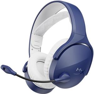 HyperX Cloud Jet - Cuffie da gioco Dual Wireless da 2,4 GHz e Bluetooth, PC, Mac, PS5, PS4, driver da 40 mm, durata della batteria 25 ore, microfono girevole a mute, design leggero, blu