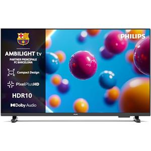Philips 32PFS6900 HD LED Smart TV - Display 32'' con Pixel Plus, piattaforma Titan OS e Dolby Digital Sound - Funziona con Alexa e Google Voice Assistant