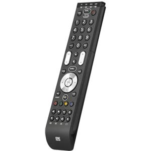 One For All URC7140 Essence 4 Telecomando Universale, per TV, Set Top Box, Player DVD/Blu-Ray e Dispositivi Audio, Nero