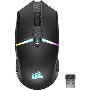 Corsair NIGHTSABRE RGB WIRELESS Mouse da Gioco per FPS, MOBA - 26.000 DPI - 11 Pulsanti Programmabili - Batteria Fino a 100 ore - Compatibile con iCUE - Nero