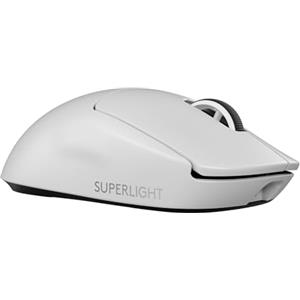 Logitech G PRO X SUPERLIGHT 2 SE mouse gaming wireless, mouse Pro-Grade da 60 g con 5 pulsanti programmabili, sensore a 44.000 DPI, >888 IPS, velocità di aggiornamento 1 kHz, USB-C, PC/Mac - Bianco