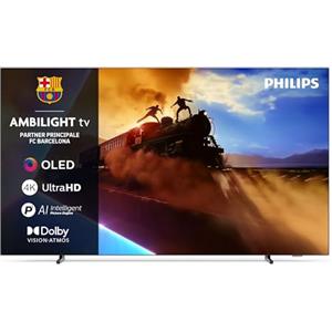 Philips Ambilight 48OLED770 4K OLED Smart TV - Display 48'' con processore P5 AI Perfect Picture Ultra HD, Titan OS, Dolby Vision e Atmos Sound - Funziona con Alexa e Google