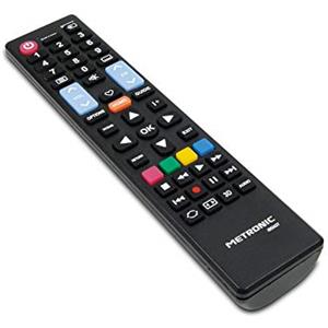 Metronic 495343 Telecomando Sostitutivo Universale per Control tutti TV Compatibile Marca Sony con Tasti Netflix/Prime-Video, Smart Televisore - Nero