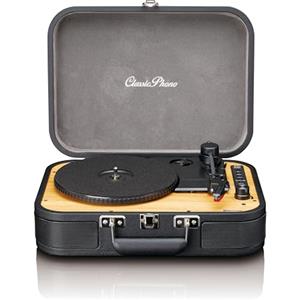 Lenco Classic Phono TT-116 - Giradischi Bluetooth a 3 velocità - 33, 45 e 78 giri/min - Giradischi vintage in vinile - Uscita RCA - Altoparlante stereo - nero