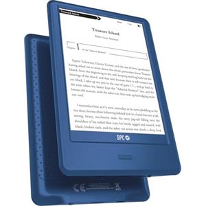 SPC Dickens Light 2 Pro - E-book 6 pollici touch screen E-Ink | Luminosità e temperatura del colore regolabili | 8 GB oltre 8000 libri | 1 mese di autonomia | Leggero e sottile | USB-C | Blu