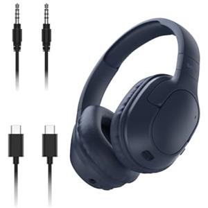 Belkin SoundForm Surround Cuffie Wireless Bluetooth over-ear con ENC Cancellazione Rumore, 60 ore di batteria, cuscinetti morbidi per iPhone, Galaxy, iPad, ideali per casa, ufficio o viaggi - Blu