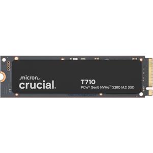 Crucial T710 SSD 1TB PCIe 5.0 x4 Gen5 NVMe M.2, Velocità fino a 14900 MB/s Lettura, 13700 MB/s in Scrittura, Notebook e PC Desktop, TLC NAND, Hard Disk Interno - CT1000T710SSD8-01