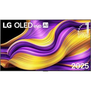 LG OLED evo AI G5 TV 65 pollici, Smart TV 4K, Staffa a muro inclusa, Processore α11 Gen2, Brightness Booster Ultimate, webOS con AI, Dolby Vision e Atmos, VRR e GSYNC 4K@165Hz, OLED65G55LW 2025