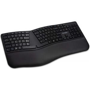 Kensington Tastiera wireless ergonomica ProFit Ergo - Tastiera divisa con layout italiano, Doppia funzionalità 2,4 GHz & Bluetooth, Compatibile con Chrome OS, macOS e Windows (K75401IT)