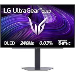 LG UltraGear OLED 27GX704A Monitor Gaming 27" QHD (2560x1440), 240Hz, 0,03ms (GtG), OLED, G-Sync, FreeSync Premium Pro, VRR, HDR 400 True Black, HDMI 2.1, DisplayPort, Hub USB, AUX, Nero