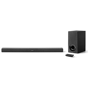 DENON DHT-S416 - Soundbar TV 2.1 con Subwoofer Wireless, Google Chromecast Integrato, Wi-Fi, Bluetooth, Dolby Digital, HDMI ARC, Ingresso Ottico, Nero