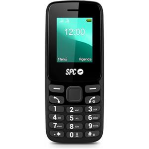 SPC Talk 2 Go - Telefono cellulare base | Schermo da 1,8" | Batteria 9 giorni | Volume suoneria 103 dB | Torcia, radio FM | USB-C e Dual-SIM | Molto compatto e leggero, colore nero