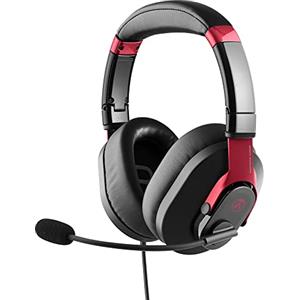 Austrian Audio Cuffie da Pro Gaming con Microfono PG16 (accessori da gaming pieghevoli, cavo da 1,4 m rimovibile), nero/rosso