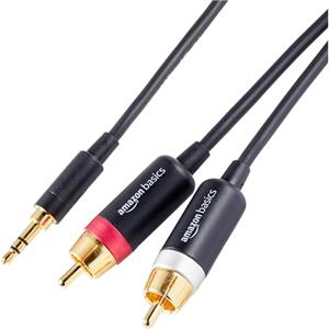 Amazon Basics - Adattatore da RCA a 3,5 mm
