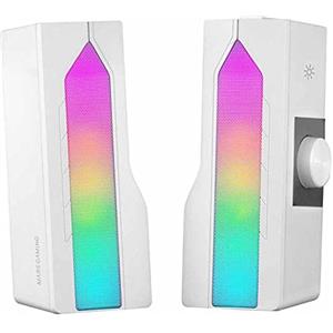 Mars Gaming MS1, Altoparlanti da Gioco 10W, sSubwoofer, 3.5mm Jack e USB, 6 Driver Audio