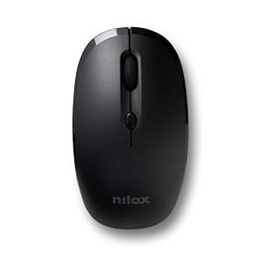 Nilox NXMOWI4003 Mouse Wireless, Mouse Senza Fili con Selettore DPI fino a 2400 DPI, 4 Pulsanti e Sensore Ottico, Wireless Mouse con Distanza Operativa 10m, Compatibile con Windows/Linux/Mac