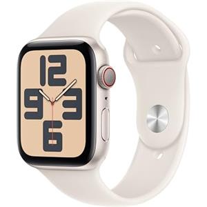 Apple Watch SE (2ª gen.) GPS + Cellular 44 mm Smartwatch con cassa in alluminio Galassia e Cinturino Sport Galassia - M/L. Tracker per il fitness e il sonno, app Battito, Rilevamento incidenti