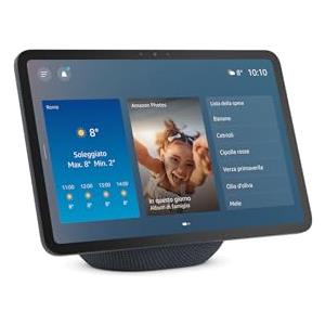 Amazon Echo Show 11 - Schermo Full HD da 11" con colori vibranti, area di visione più ampia, audio spaziale e Alexa, Grafite