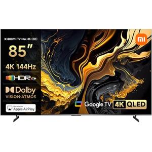 Xiaomi TV MAX 85 2025 Google TV 85 Inch QLED 144Hz Smart TV Dolby Vision