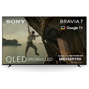 Sony BRAVIA 7 QLED (XR l Mini LED) 65 pollici 4K HDR Google Smart TV | Gaming menu per PlayStation 5, IMAX Enhanced, Dolby Vision Atmos, Chromecast, AirPlay, 120Hz 65XR70
