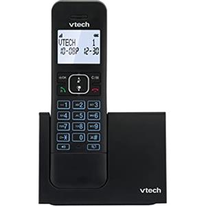 VTech LS1000 Telefono cordless Casa con vivavoce, telefono fisso DECT, doppia ricarica, identificatore di chiamata/attesa, display e tastiera retroilluminati, modalità ECO, 50 Rubrica nomi e numeri