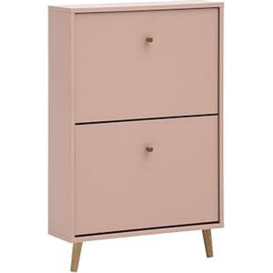 Schildmeyer Bjarne 160169 - Scarpiera in albicocca, 59,8 x 19,5 x 92,2 cm, salvaspazio grazie alla profondità ridotta