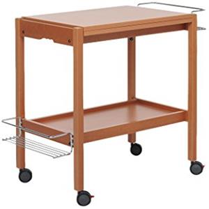 Foppapedretti Newton Carrello/Tavolino, Noce