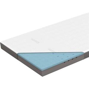 Genius Eazzzy Topper Deluxe 140 x 200 x 9 cm H2 H3 - Coprimaterasso ortopedico per materasso e letto a molle in schiuma gel | Coprimaterasso 140 x 200 cm per persone allergiche con rivestimento