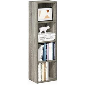 Furinno Pasir Libreria a 4 ripiani aperti, rovere francese