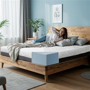 TANHK Materasso singolo a memoria di forma Made in Italy | Ortopedico medio fermezza | Sistema anti punti di pressione | Ipoallergenico, anti batteri e acari (Modugno, 120 x 200)