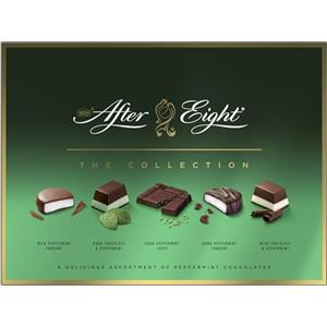 AFTER EIGHT The Collection Cioccolatini Assortiti Fondenti e al Latte alla Menta, Scatola 199g