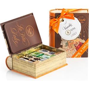 Venchi - Mini Libro con Cioccolatini Cremini Assortiti, 127g - Idea Regalo - Senza Glutine