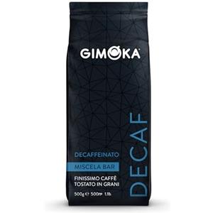 Gimoka - Caffè In Grani - Miscela Bar decaffeinato - Confezione da 500 grammi