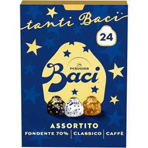 Perugina BACI PERUGINA Tanti Baci Cioccolatini Assortiti, Scatola Regalo Fondente 325g