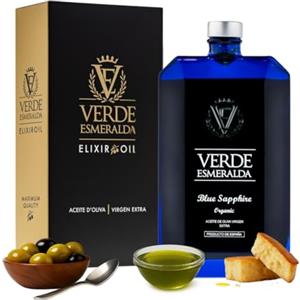 V E VERDE ESMERALDA Verde Esmeralda - Olio Extra Vergine di Oliva - Picual 500ml, Green Emerald | Olive Oil Premium filtrato de Cazorla, extravergine di oliva fruttato equilibrato, erba fresca. (Ecologic)