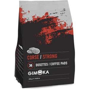 Gimoka miscela STRONG Intensità 12-36 cialde compatibili con il sistema Senseo