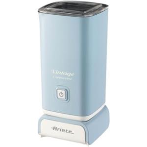 Ariete 2878 Cappuccinatore Vintage - Montalatte a caldo e a freddo - Cappuccino, cioccolata, infusi liofilizzati - 500 Watt - Celeste