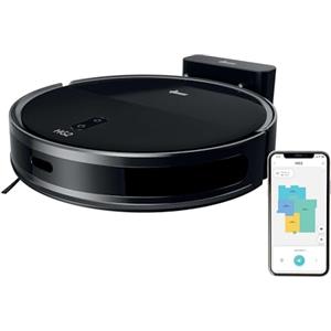 Hoover HG2 Robot Aspirapolvere e Lavapavimenti Hydro, Ultra-Sottile - Potente Aspirazione da 5000Pa, Pulizia sotto i Mobili, Navigazione Laser, Fino a 160 Minuti di Autonomia, [HG2Z30H]
