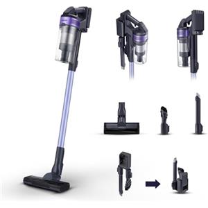 Samsung Aspirapolvere Senza Fili Jet 60 Turbo VS15A6031R4/ET, Senza Sacco, Potenza 150W, Fino a 40 min di Autonomia, Violet