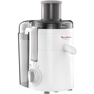 Moulinex JU3701 Frutelia + Centrifuga, Ampia Apertura, Facile da Pulire, 2 Velocità e Modalità Pulse, 350 W, Bianco